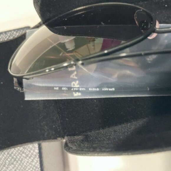 Prada 61mm Oval Sunglasses silver main image 5